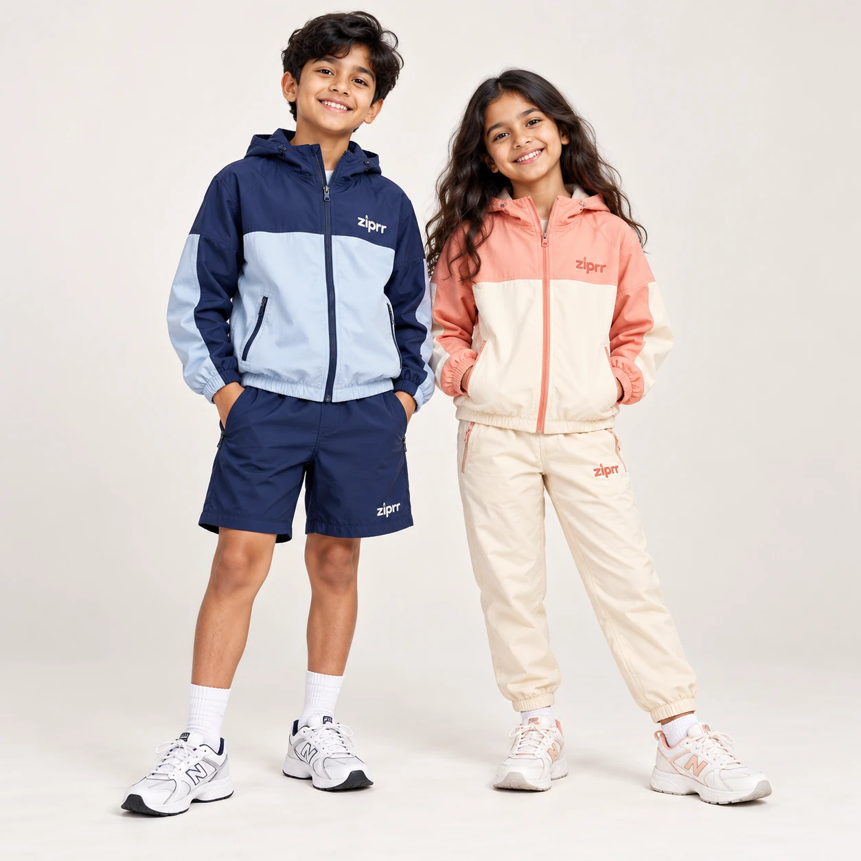 Spectrum Kids Colorblock Anorak Trio